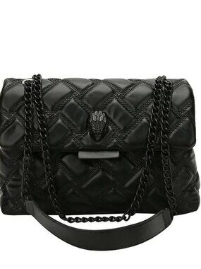 Kurt Geiger Shoulder Bag Handbag Large Capacity Embroidery PU Ladies Crossbody